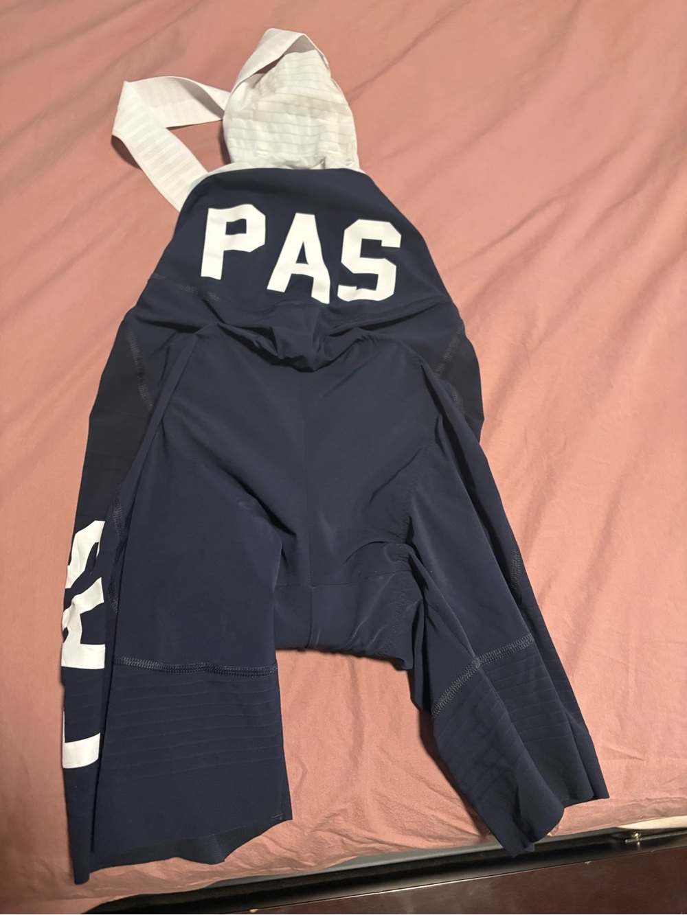 PAS Men's Navy Athletic Cycling Bib Shorts